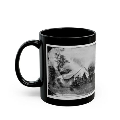 Antietam, Md. Gen. Randolph B. Marcy With Officers And Civilians At Army Of The Potomac Headquarters (U.S. Civil War) Black Coffee Mug - Go Mug Yourself