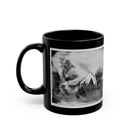 Antietam, Md. Gen. Randolph B. Marcy With Officers And Civilians At Army Of The Potomac Headquarters (U.S. Civil War) Black Coffee Mug - Go Mug Yourself