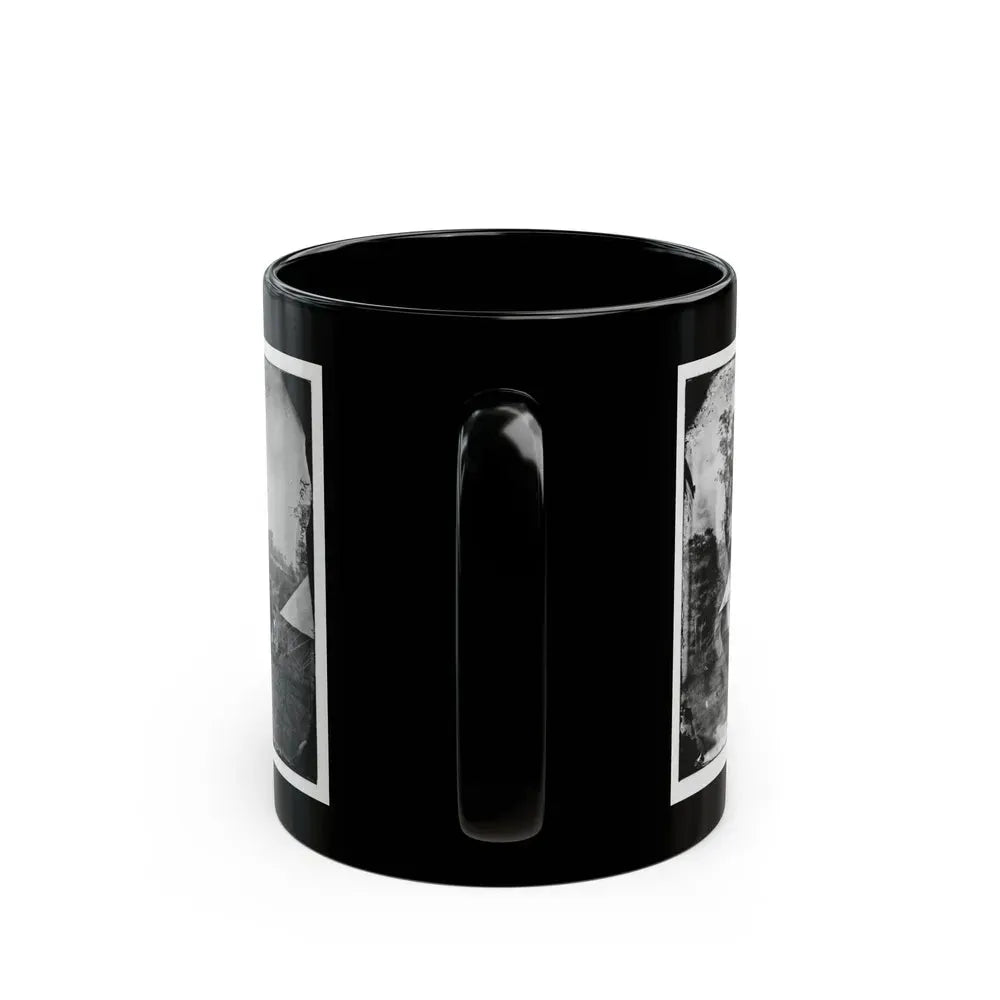 Antietam, Md. Gen. Randolph B. Marcy With Officers And Civilians At Army Of The Potomac Headquarters (U.S. Civil War) Black Coffee Mug - Go Mug Yourself