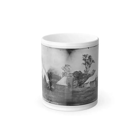 Antietam, Md. Gen. Randolph B. Marcy With Officers and Civilians at Army of the Potomac Headquarters (U.S. Civil War) Color Changing Coffee Mug 11oz Default Title 11oz - Go Mug Yourself