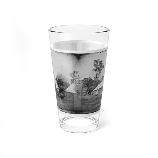 Antietam, Md. Gen. Randolph B. Marcy With Officers And Civilians At Army Of The Potomac Headquarters (U.S. Civil War) Pint Glass 16oz 16oz - Go Mug Yourself
