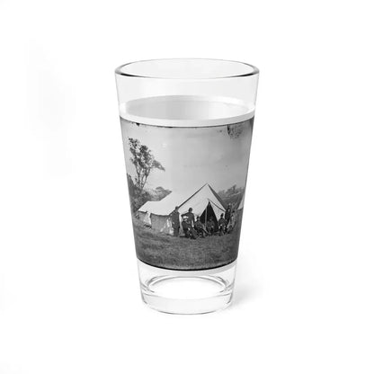 Antietam, Md. Gen. Randolph B. Marcy With Officers And Civilians At Army Of The Potomac Headquarters (U.S. Civil War) Pint Glass 16oz - Go Mug Yourself