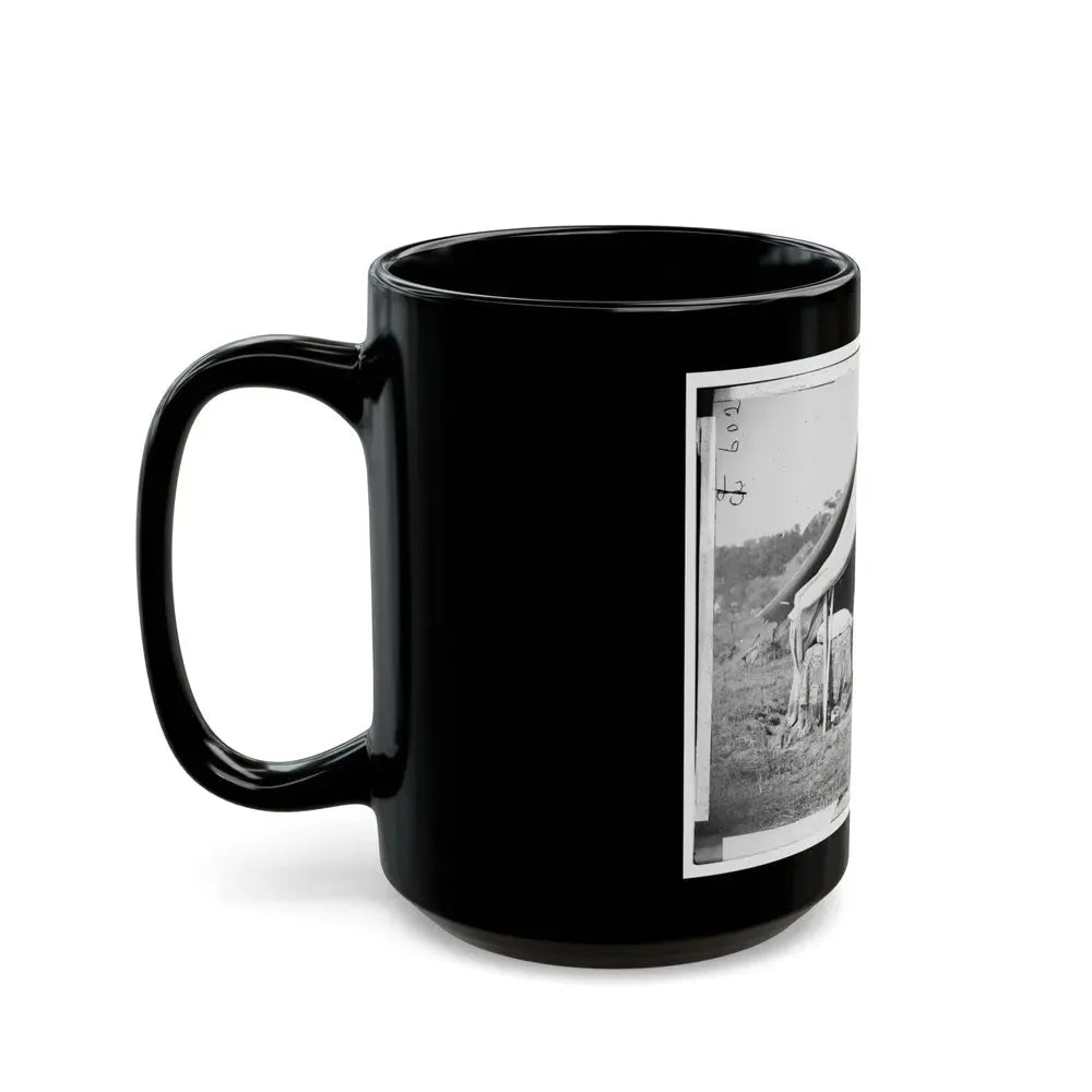 Antietam, Md. President Lincoln And Gen. George B. Mcclellan In The General's Tent; Another View (U.S. Civil War) Black Coffee Mug - Go Mug Yourself