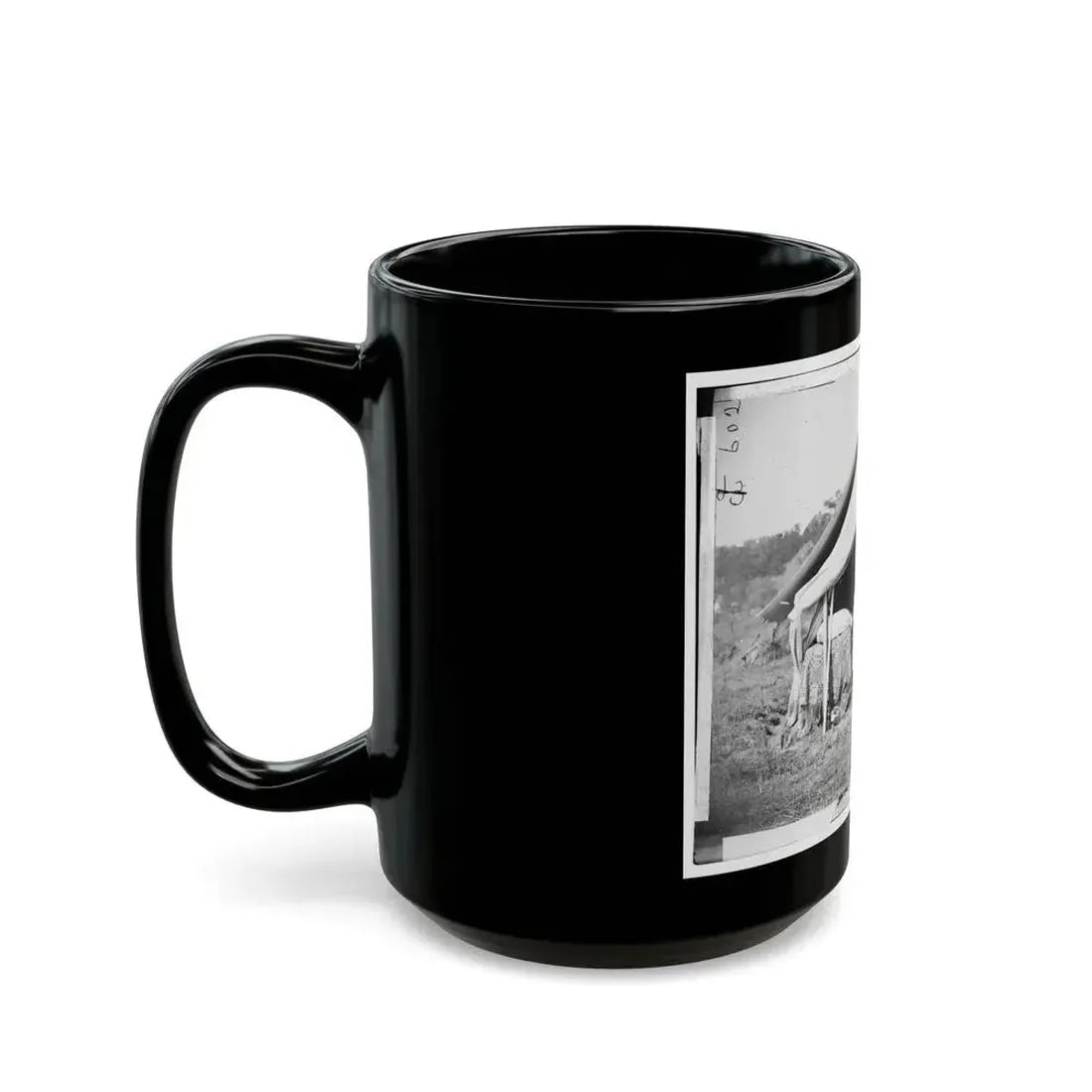 Antietam, Md. President Lincoln And Gen. George B. Mcclellan In The General's Tent; Another View (U.S. Civil War) Black Coffee Mug - Go Mug Yourself