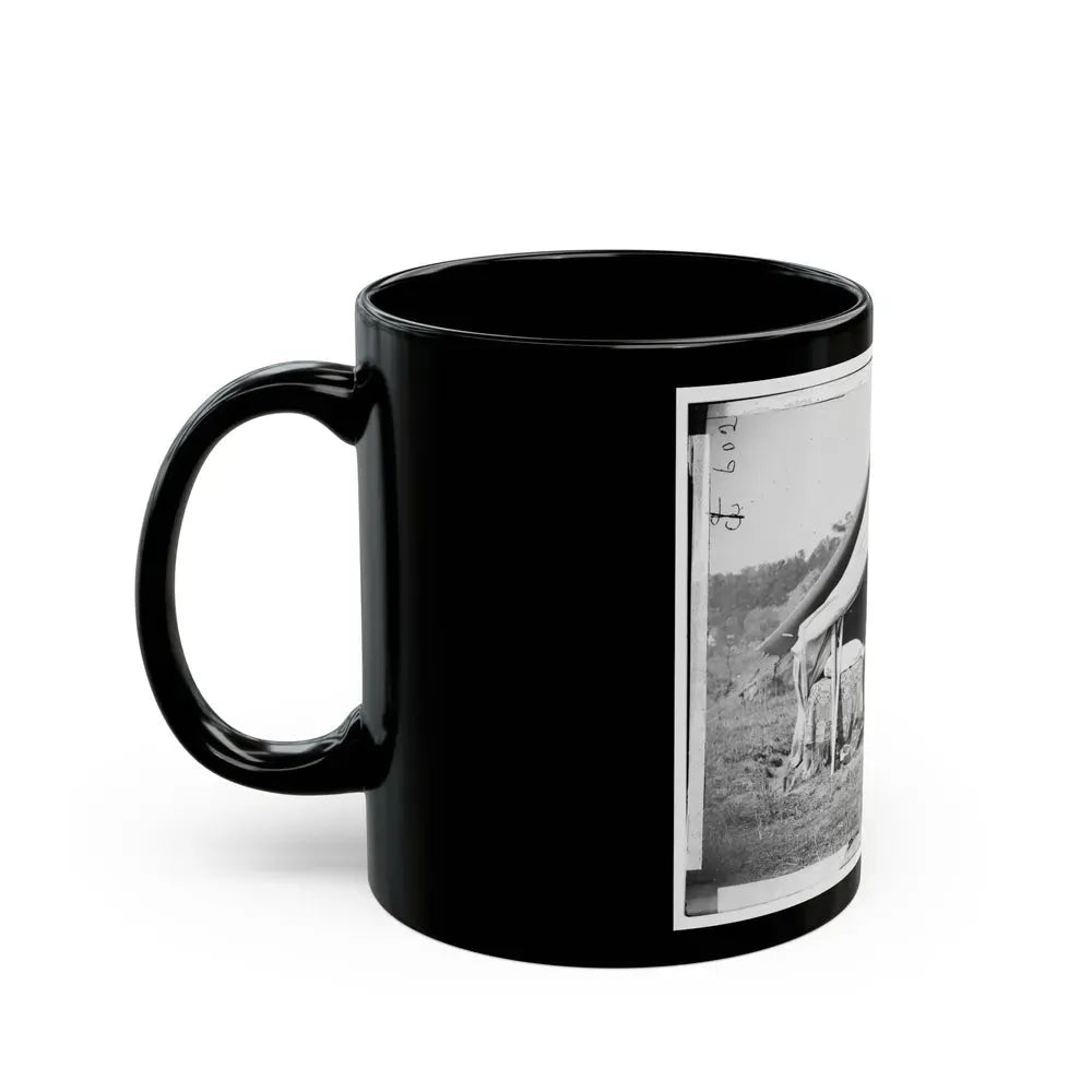 Antietam, Md. President Lincoln And Gen. George B. Mcclellan In The General's Tent; Another View (U.S. Civil War) Black Coffee Mug - Go Mug Yourself