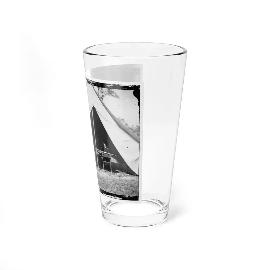 Antietam, Md. President Lincoln And Gen. George B. Mcclellan In The General's Tent; Another View (U.S. Civil War) Pint Glass 16oz - Go Mug Yourself