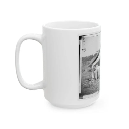 Antietam, Md. President Lincoln And Gen. George B. Mcclellan In The General's Tent; Another View (U.S. Civil War) White Coffee Mug - Go Mug Yourself