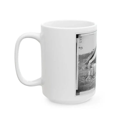Antietam, Md. President Lincoln And Gen. George B. Mcclellan In The General's Tent; Another View (U.S. Civil War) White Coffee Mug - Go Mug Yourself