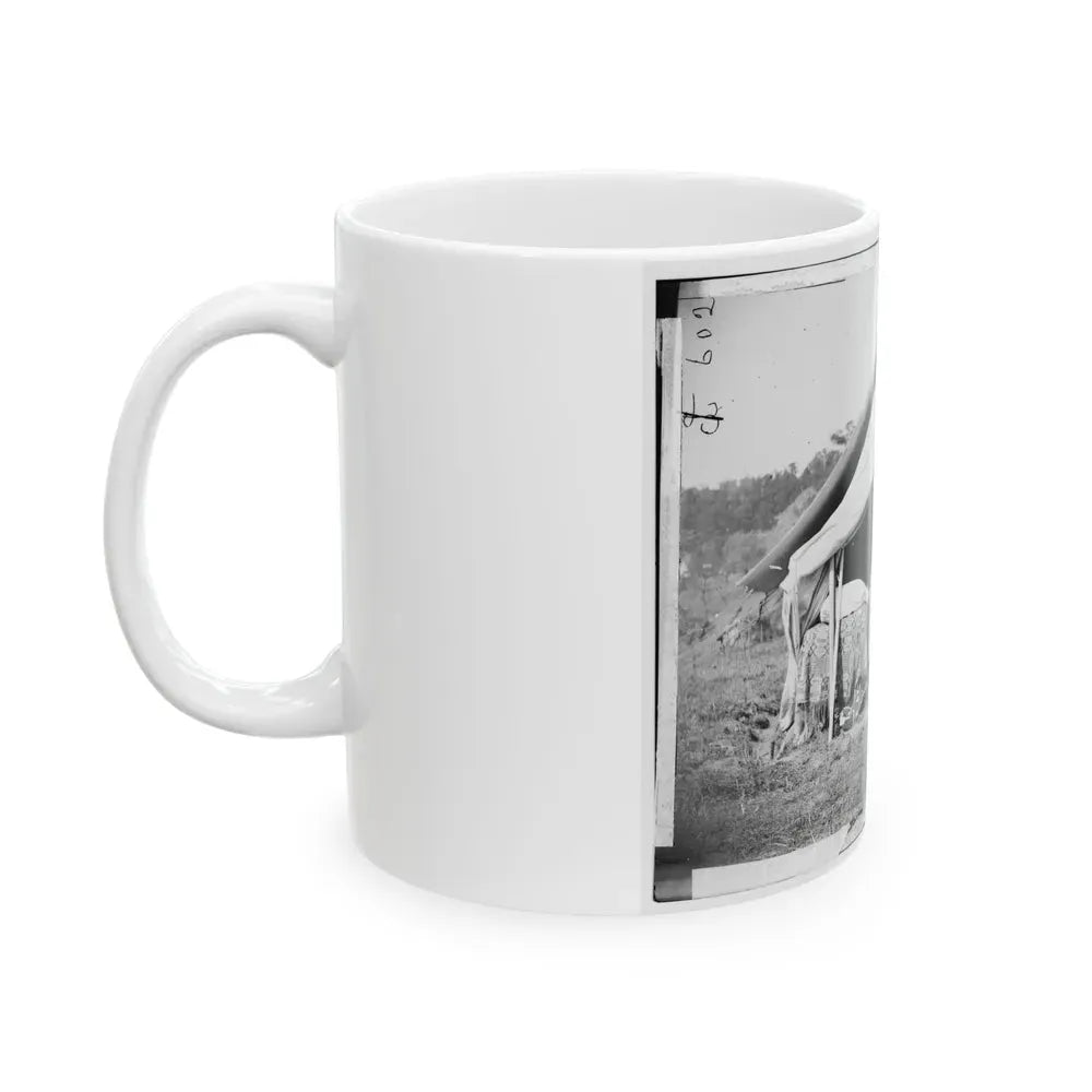 Antietam, Md. President Lincoln And Gen. George B. Mcclellan In The General's Tent; Another View (U.S. Civil War) White Coffee Mug - Go Mug Yourself