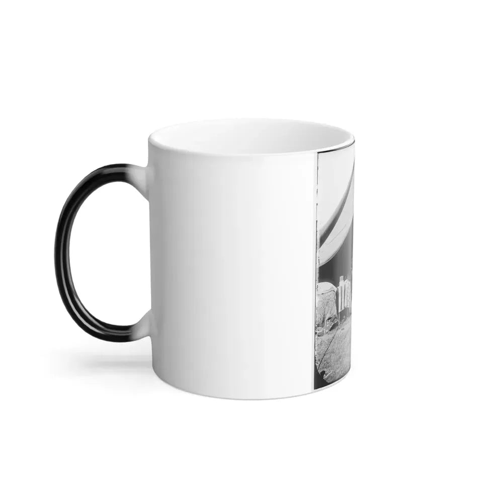 Antietam, Md. President Lincoln and Gen. George B. Mcclellan in the General's Tent (U.S. Civil War) Color Changing Coffee Mug 11oz - Go Mug Yourself