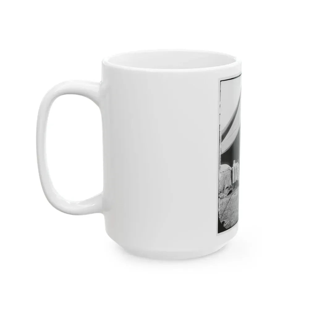 Antietam, Md. President Lincoln And Gen. George B. Mcclellan In The General's Tent (U.S. Civil War) White Coffee Mug - Go Mug Yourself