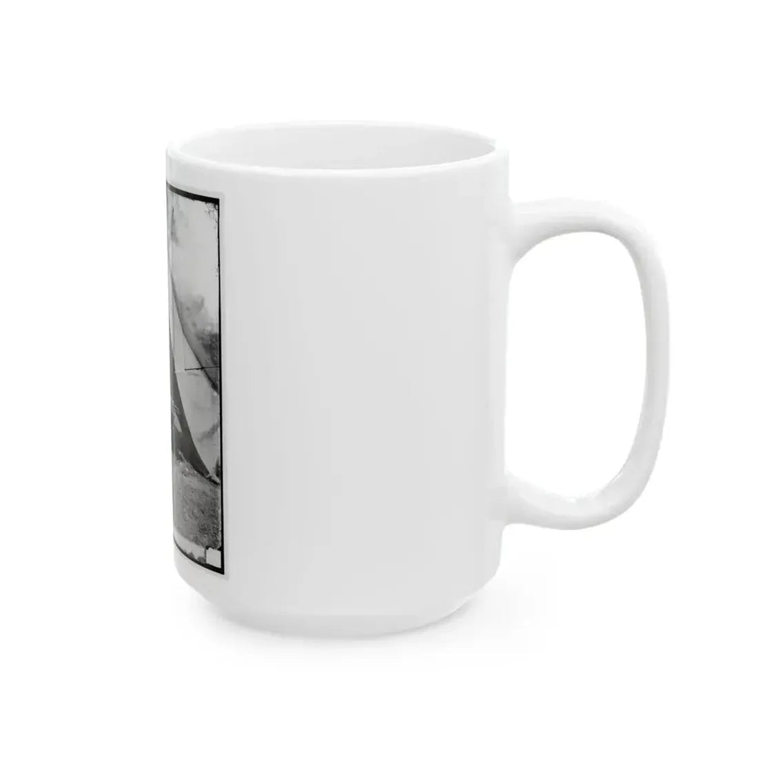 Antietam, Md. President Lincoln And Gen. George B. Mcclellan In The General's Tent (U.S. Civil War) White Coffee Mug - Go Mug Yourself