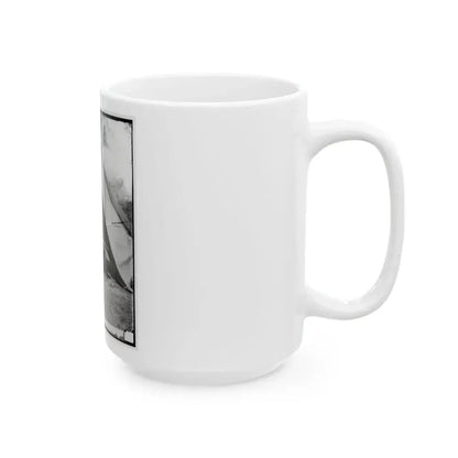 Antietam, Md. President Lincoln And Gen. George B. Mcclellan In The General's Tent (U.S. Civil War) White Coffee Mug - Go Mug Yourself