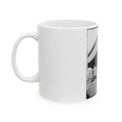 Antietam, Md. President Lincoln And Gen. George B. Mcclellan In The General's Tent (U.S. Civil War) White Coffee Mug - Go Mug Yourself