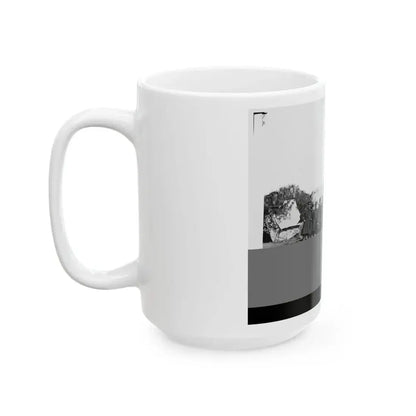 Antietam, Md. President Lincoln With Gen. George B. Mcclellan And Group Of Officers (U.S. Civil War) White Coffee Mug - Go Mug Yourself
