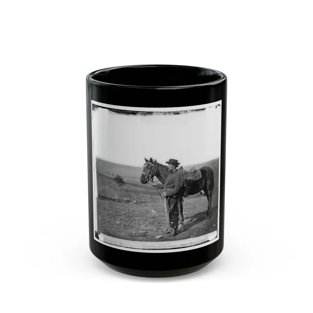 Antietam, Md. A Cavalry Orderly (U.S. Civil War) Black Coffee Mug-15oz-Go Mug Yourself