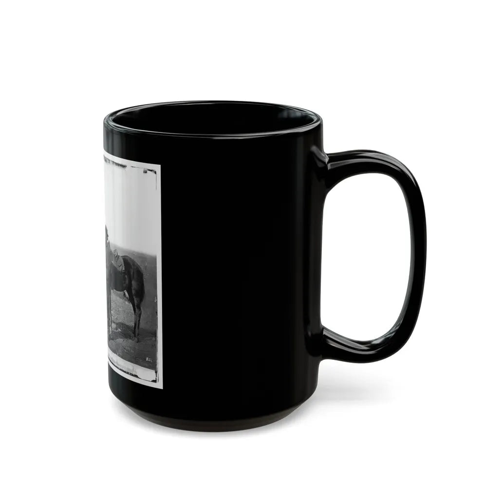 Antietam, Md. A Cavalry Orderly (U.S. Civil War) Black Coffee Mug-Go Mug Yourself