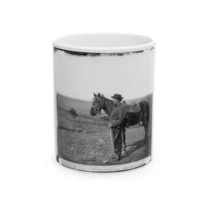 Antietam, Md. A Cavalry Orderly (U.S. Civil War) White Coffee Mug-11oz-Go Mug Yourself