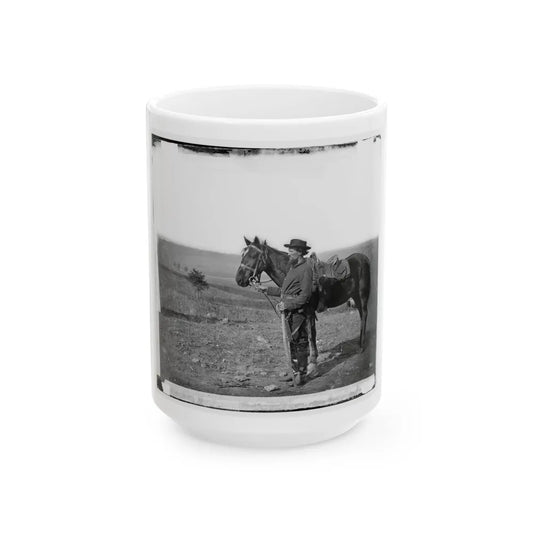 Antietam, Md. A Cavalry Orderly (U.S. Civil War) White Coffee Mug-15oz-Go Mug Yourself