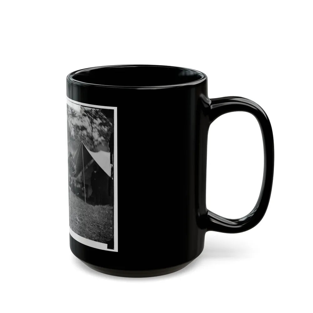 Antietam, Md. Allan Pinkerton ( E. J. Allen ) Of The Secret Service On Horseback (U.S. Civil War) Black Coffee Mug-Go Mug Yourself