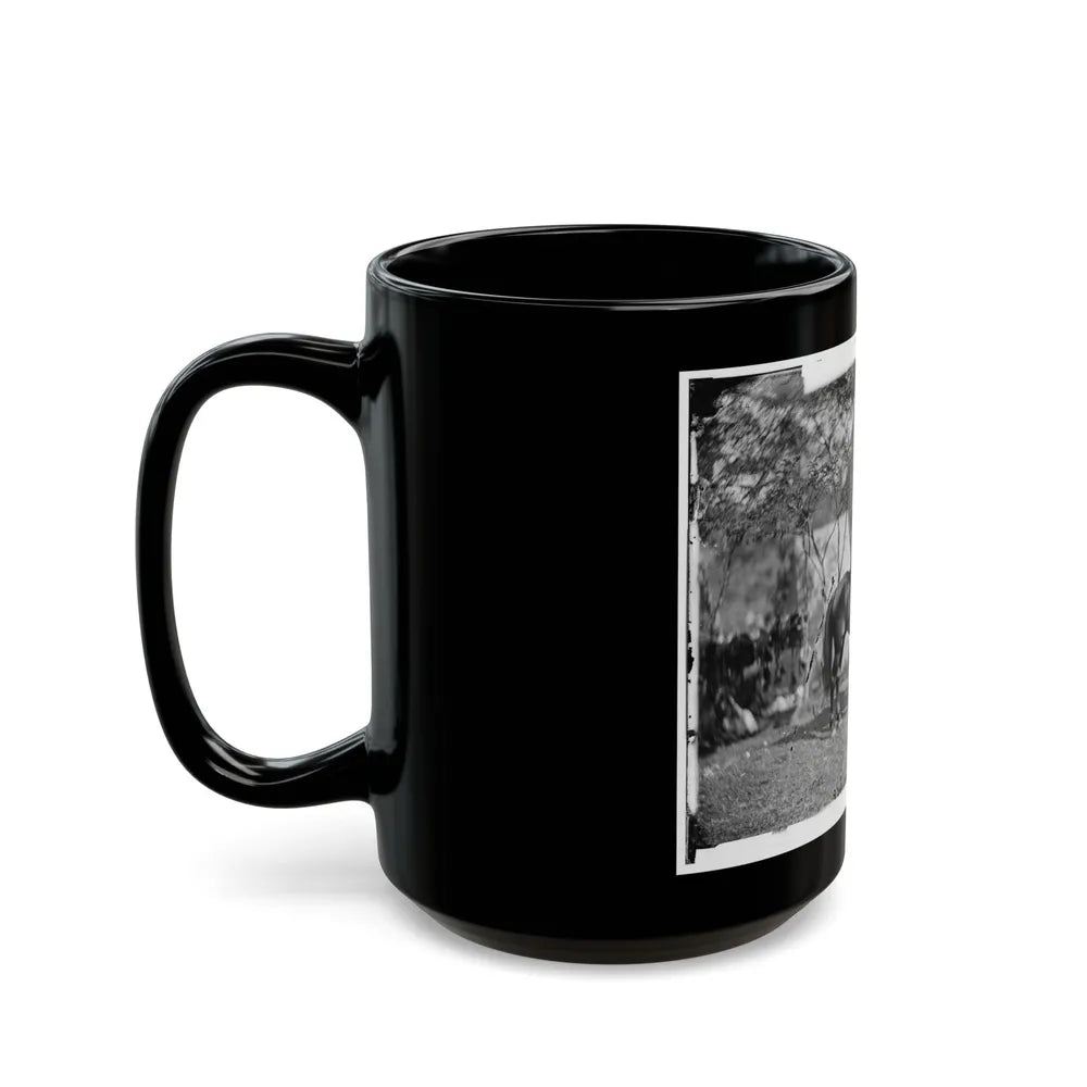 Antietam, Md. Allan Pinkerton ( E. J. Allen ) Of The Secret Service On Horseback (U.S. Civil War) Black Coffee Mug-Go Mug Yourself