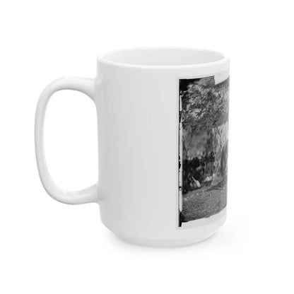 Antietam, Md. Allan Pinkerton ( E. J. Allen ) Of The Secret Service On Horseback (U.S. Civil War) White Coffee Mug-Go Mug Yourself