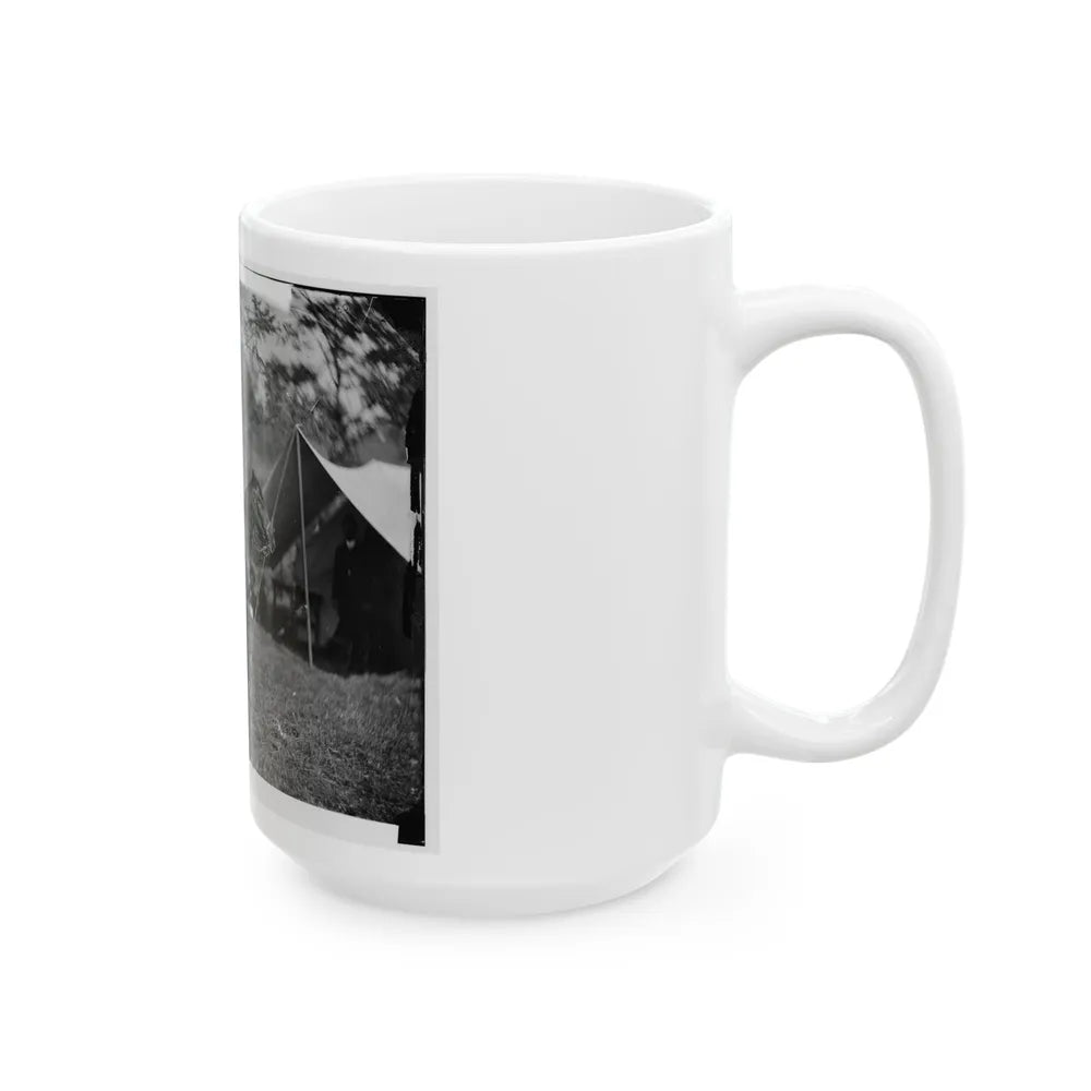 Antietam, Md. Allan Pinkerton ( E. J. Allen ) Of The Secret Service On Horseback (U.S. Civil War) White Coffee Mug-Go Mug Yourself