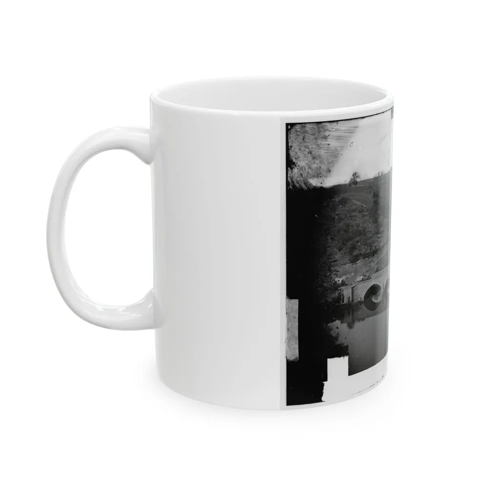 Antietam, Md. Another View Of Antietam Bridge (U.S. Civil War) White Coffee Mug-Go Mug Yourself