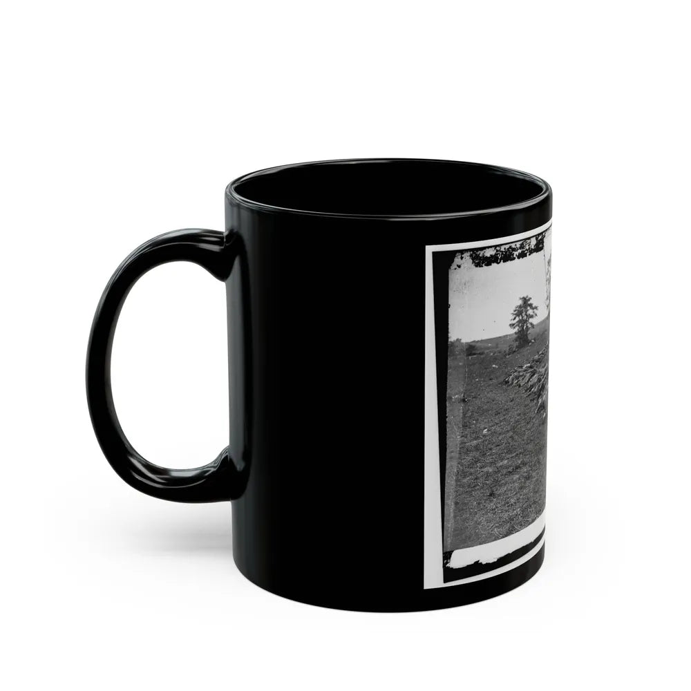 Antietam, Md. Bodies Of Confederate Dead Gathered For Burial (U.S. Civil War) Black Coffee Mug-Go Mug Yourself