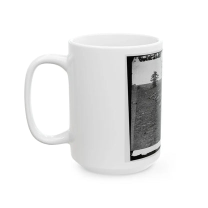 Antietam, Md. Bodies Of Confederate Dead Gathered For Burial (U.S. Civil War) White Coffee Mug-Go Mug Yourself