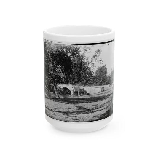 Antietam, Md. Burnside's Bridge (U.S. Civil War) White Coffee Mug-15oz-Go Mug Yourself