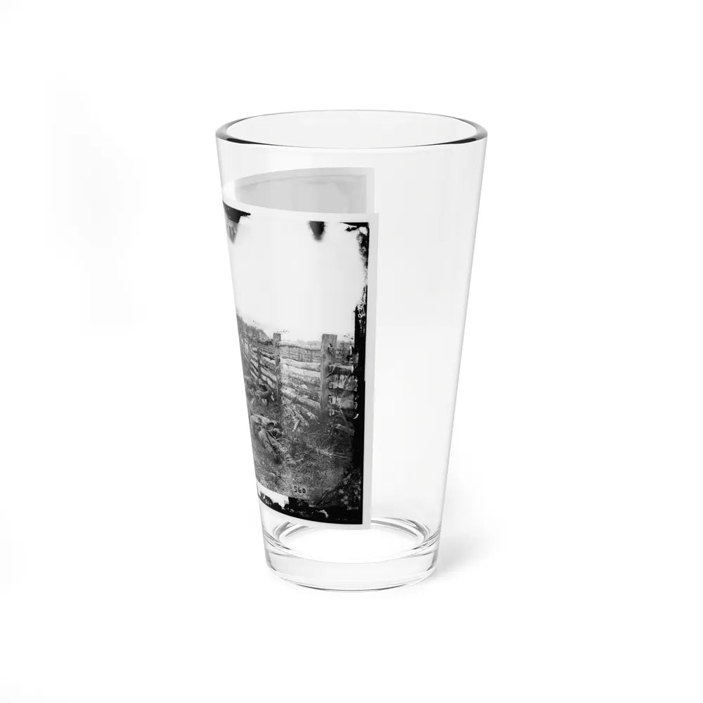 Antietam, Md. Confederate Dead By A Fence On The Hagerstown Road (U.S. Civil War) Pint Glass 16oz-Go Mug Yourself