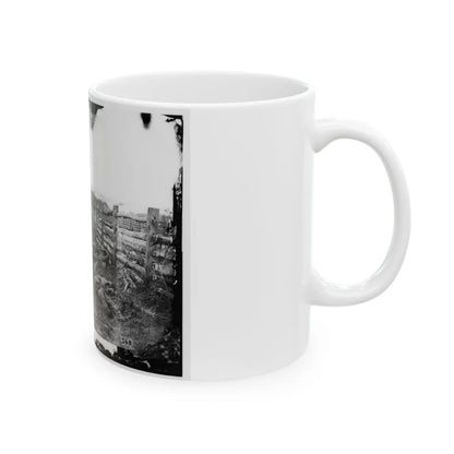 Antietam, Md. Confederate Dead By A Fence On The Hagerstown Road (U.S. Civil War) White Coffee Mug-Go Mug Yourself