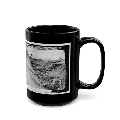 Antietam, Md. Confederate Dead In A Ditch On The Right Wing (U.S. Civil War) Black Coffee Mug-Go Mug Yourself