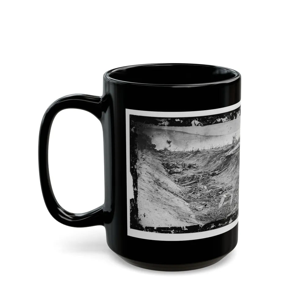 Antietam, Md. Confederate Dead In A Ditch On The Right Wing (U.S. Civil War) Black Coffee Mug-Go Mug Yourself