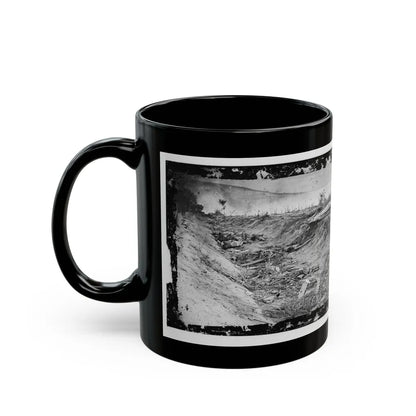 Antietam, Md. Confederate Dead In A Ditch On The Right Wing (U.S. Civil War) Black Coffee Mug-Go Mug Yourself