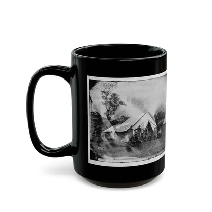 Antietam, Md. Gen. Randolph B. Marcy With Officers And Civilians At Army Of The Potomac Headquarters (U.S. Civil War) Black Coffee Mug-Go Mug Yourself