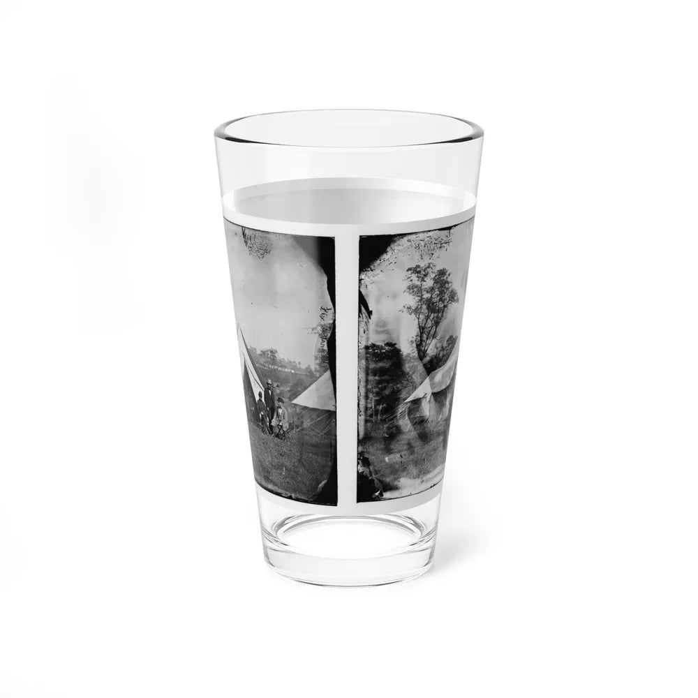 Antietam, Md. Gen. Randolph B. Marcy With Officers And Civilians At Army Of The Potomac Headquarters (U.S. Civil War) Pint Glass 16oz-Go Mug Yourself