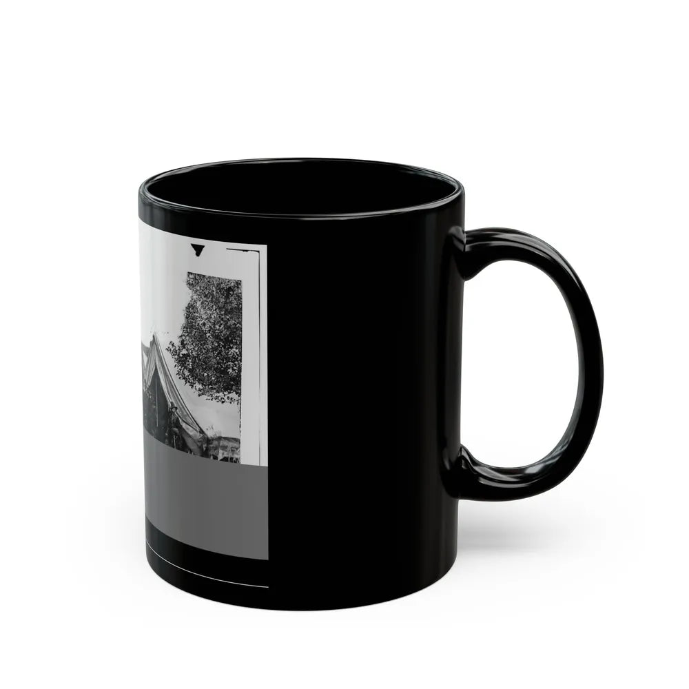 Antietam, Md. President Lincoln With Gen. George B. Mcclellan And Group Of Officers (U.S. Civil War) Black Coffee Mug-Go Mug Yourself