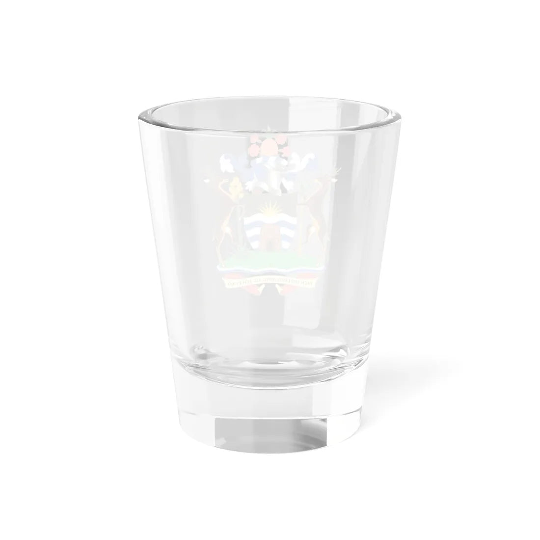 Antigua and Barbuda Coat of Arms (Antigua and Barbuda) (Coat of Arms) Shot Glass 1.5oz - Go Mug Yourself