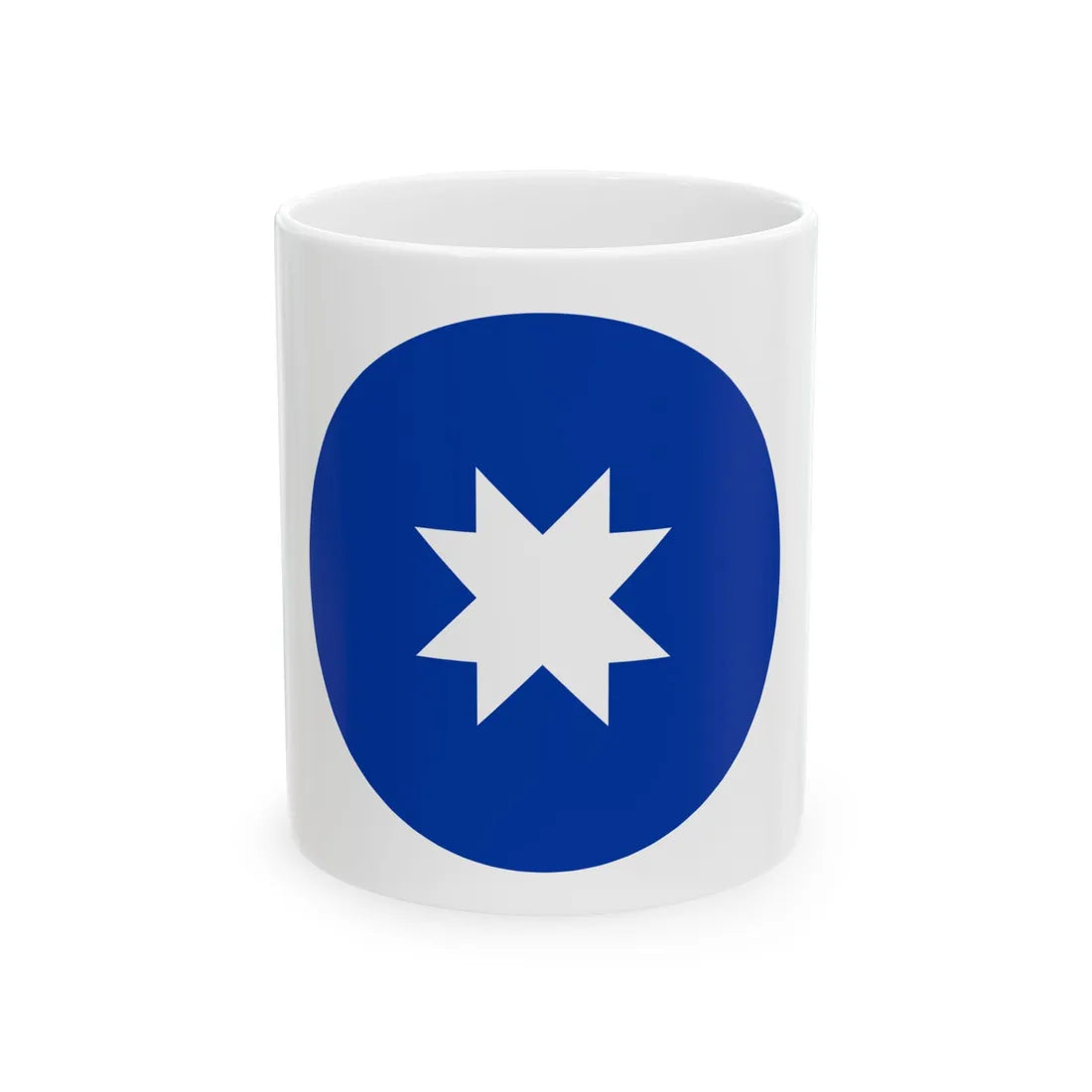 Antigua bandera mapuche redonda (Chile) White Coffee Mug 11oz - Go Mug Yourself