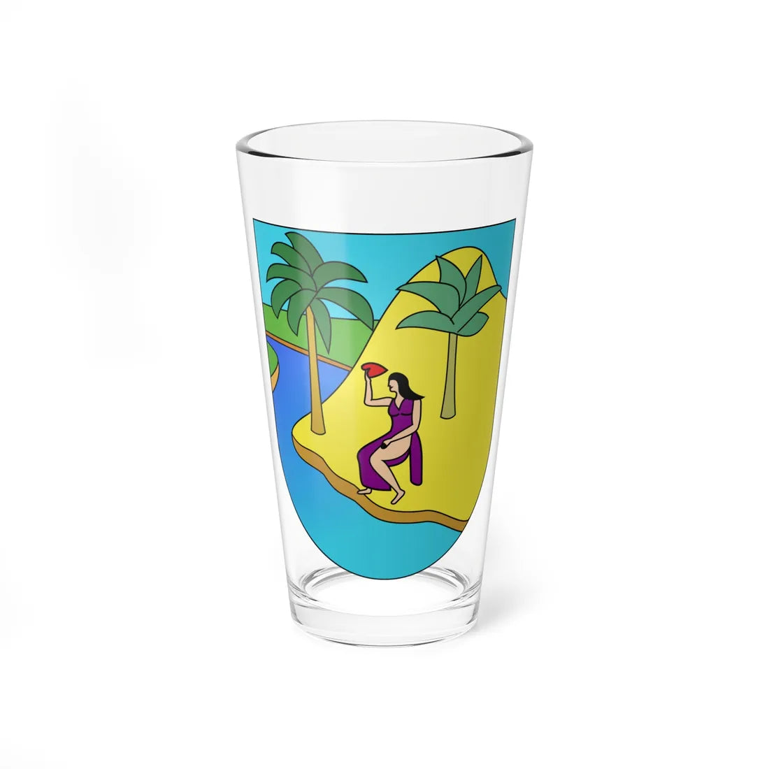 Antioquia-coat of arms (Colombia) (Coat of Arms) Pint Glass 16oz 16oz - Go Mug Yourself