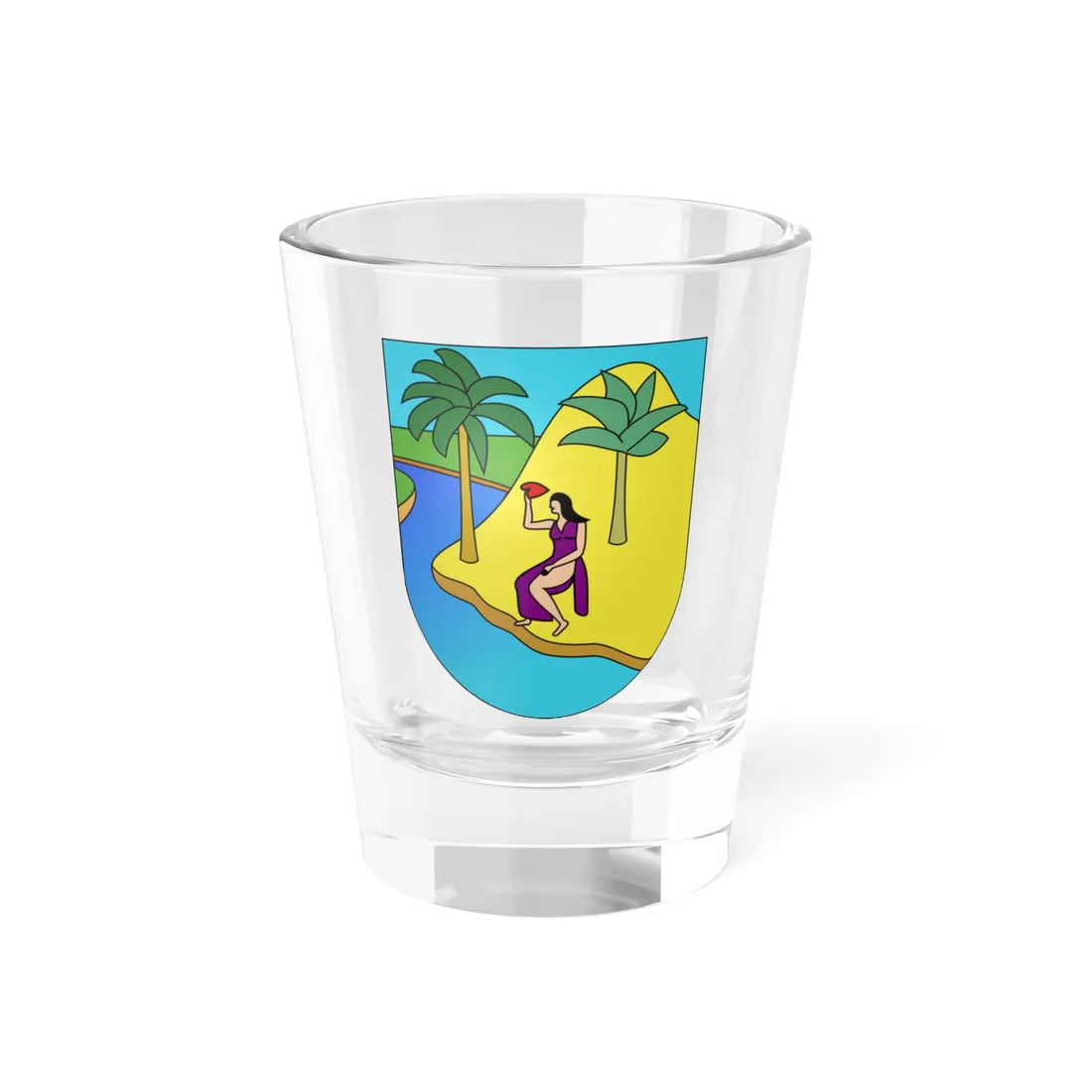 Antioquia-coat of arms (Colombia) (Coat of Arms) Shot Glass 1.5oz 1.5oz - Go Mug Yourself