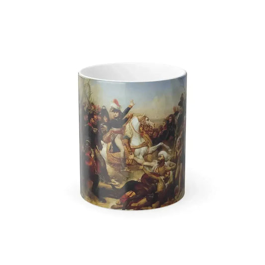 Antoine-Jean Gros (1771-1835) Battle of the Pyramids, July 21, 1798 - oil on canvas 1810 - Color Changing Mug 11oz 11oz - Go Mug Yourself
