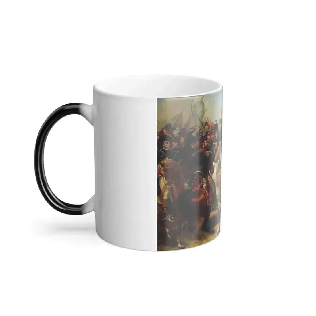 Antoine-Jean Gros (1771-1835) Battle of the Pyramids, July 21, 1798 - oil on canvas 1810 - Color Changing Mug 11oz - Go Mug Yourself