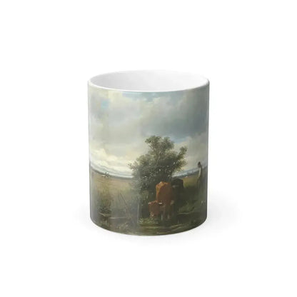 Anton Mauve (1838-1888) Cattle Watering - Color Changing Mug 11oz 11oz - Go Mug Yourself