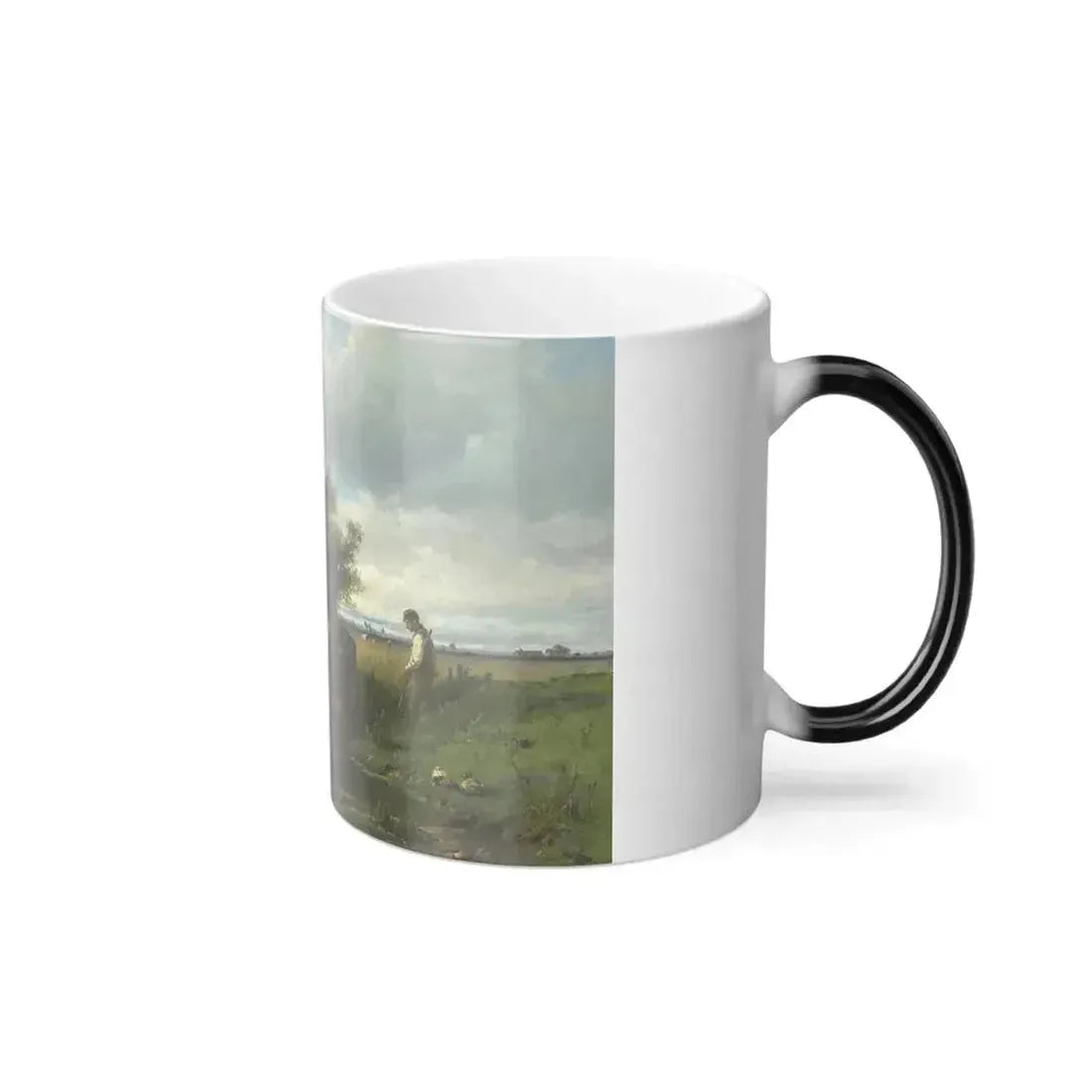 Anton Mauve (1838-1888) Cattle Watering - Color Changing Mug 11oz - Go Mug Yourself