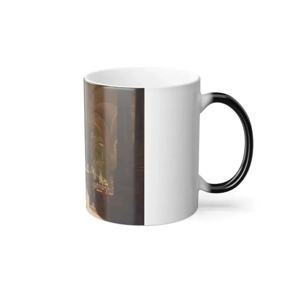 Antonio Joli (c1700-1777) Architectural Capriccio with Figures, Possibly Jephthah and his Daughters - O-0 - Color Changing Mug 11oz - Go Mug Yourself