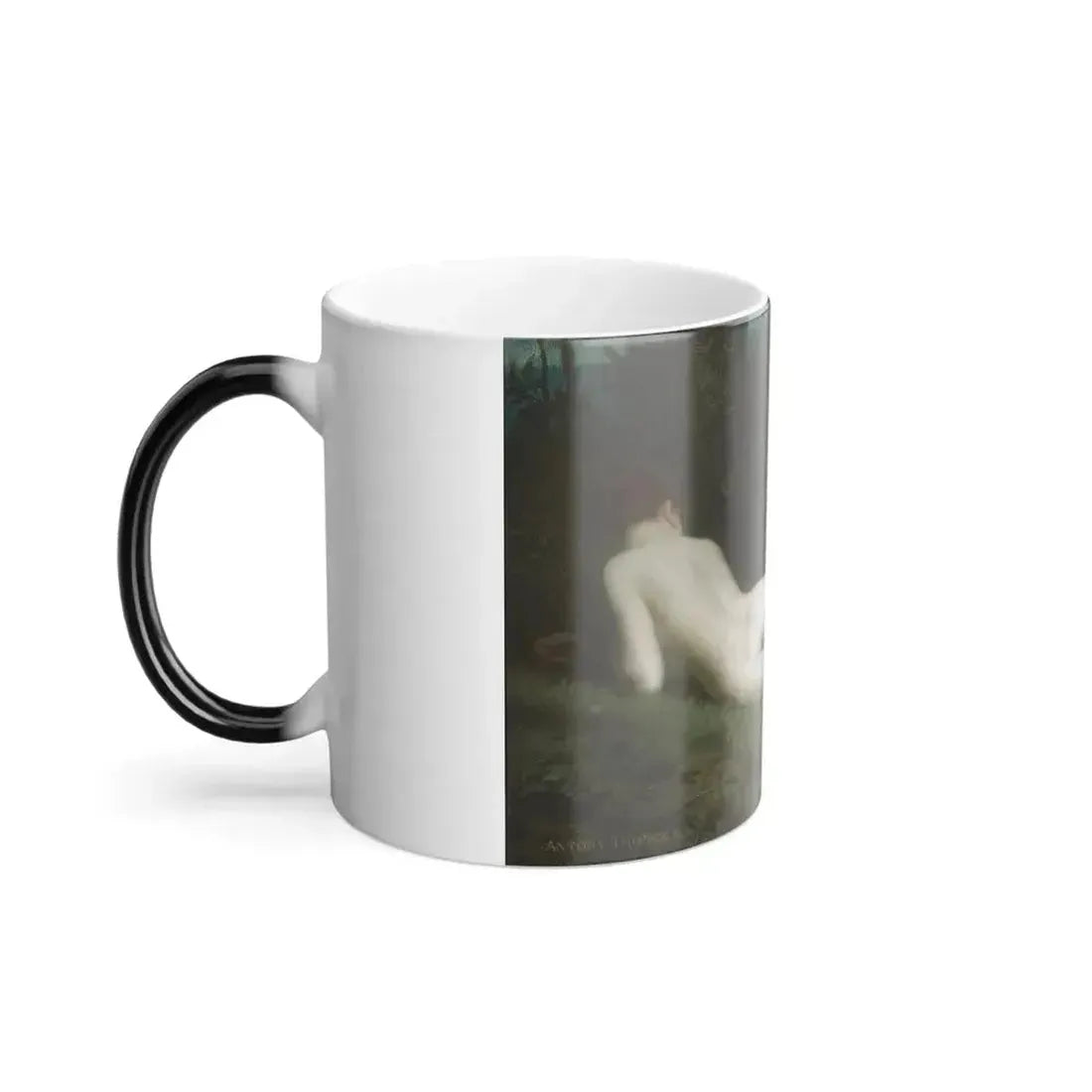 Antony Troncet (1879-1939) Au Bord du Lac - Crayon on Paper - Color Changing Mug 11oz - Go Mug Yourself