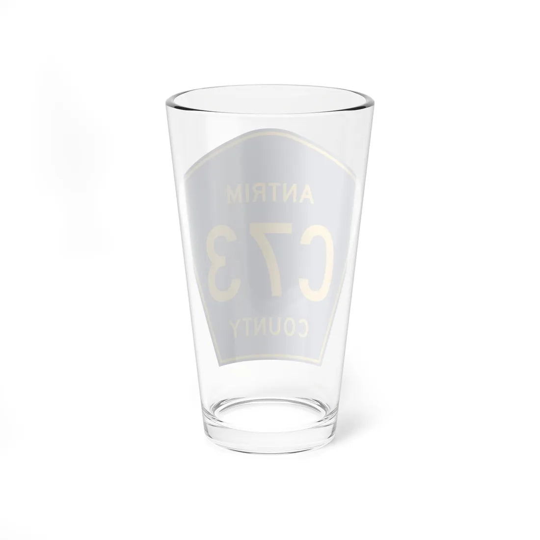 Antrim County C-73 (Michigan) (Road Sign) Pint Glass 16oz - Go Mug Yourself